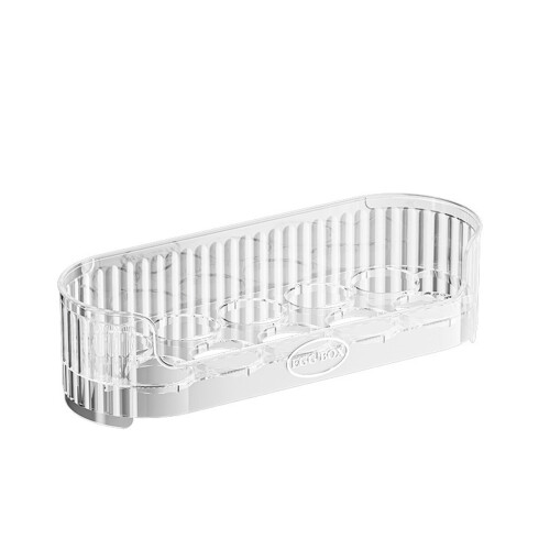 Stackable Egg Storage Container for Fridge & Pantry, Clear Dispenser Tray to Prevent Rolling/Cracking, Compatible with Standard Eggs 1