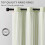 Κουρτίνες Star Blackout Sage Green, 2 πάνελ, διπλής στρώσης, θερμομονωτικές, με ροδέλα οροφής, 6