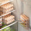 Stackable Egg Storage Container for Fridge & Pantry, Clear Dispenser Tray to Prevent Rolling/Cracking, Compatible with Standard Eggs 5