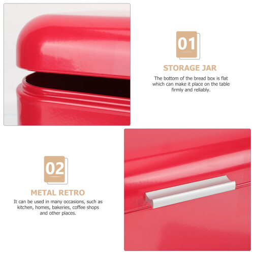 Bread Case Bread Iron Storage Box Bread Storage Box Kitchen Iron Storage Case Kitchen Supplies 1