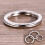Set di targhette identificative per cani con anelli per collari e pettorine3 7