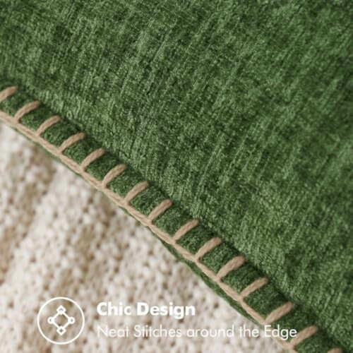 Housses de coussin en chenille 45 x 45 cm (lot de 2) 1