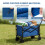 Collapsible Wagon Cart Steel Frame 300 lbs 3