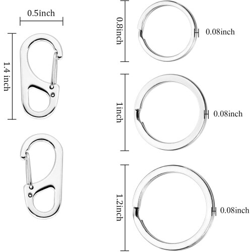 Set di targhette identificative per cani con anelli per collari e pettorine3 1