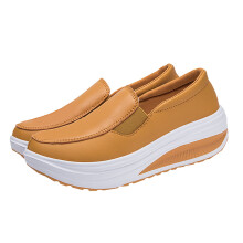 Kukoosong lette slip-on vandresko til kvinder, gul, størrelse 6 – kompatibel med fødevareindustrien