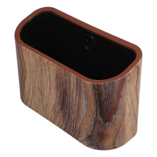 Schreibtisch-Mülleimer, Recyclingbehälter, Büro-Mülleimer, 22,50 x 14,50 x 10,00 cm, Braun