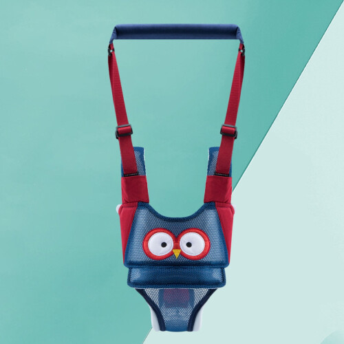 Breathable baby walking belt with adjustable straps and 2
