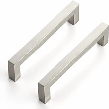 15-Pack Green Square Cabinet Handles, 5" Centre-to-Centre