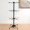 Metal hat cap tree stand freestanding black 6