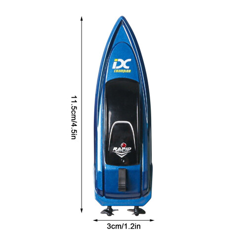 Mini2.4G τηλεκατευθυνόμενο ταχύπλοο, αδιάβροχο, επαναφορτιζόμενο με USB, χρόνος 2