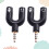 2 PCS Dual Headphone Jack Splitter Cable for Headset Adapter Black 8