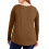 Γυναικεία T-shirts Casual Μονόχρωμα Oversize Μπλούζες με Στρογγυλή Λαιμόκοψη και 2