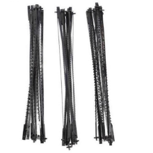 Conjunto de 36 lâminas de serra de vaivém de aço carbono de 127 mm com pino transversal, 15/18/24 dentes, padrão Fi.