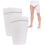 Support pour poche de recueil d'urine (2 pièces, blanc) 1