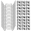 100 clips de fixation pour vitres de serre, clips de fenêtre en acier inoxydable pour fixation de vitres 1