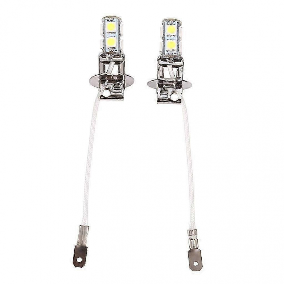 9 Smd Led Fog Bulbs, H3 5050 Xenon Dc12v For Car Fog S Light/White 7771292230408