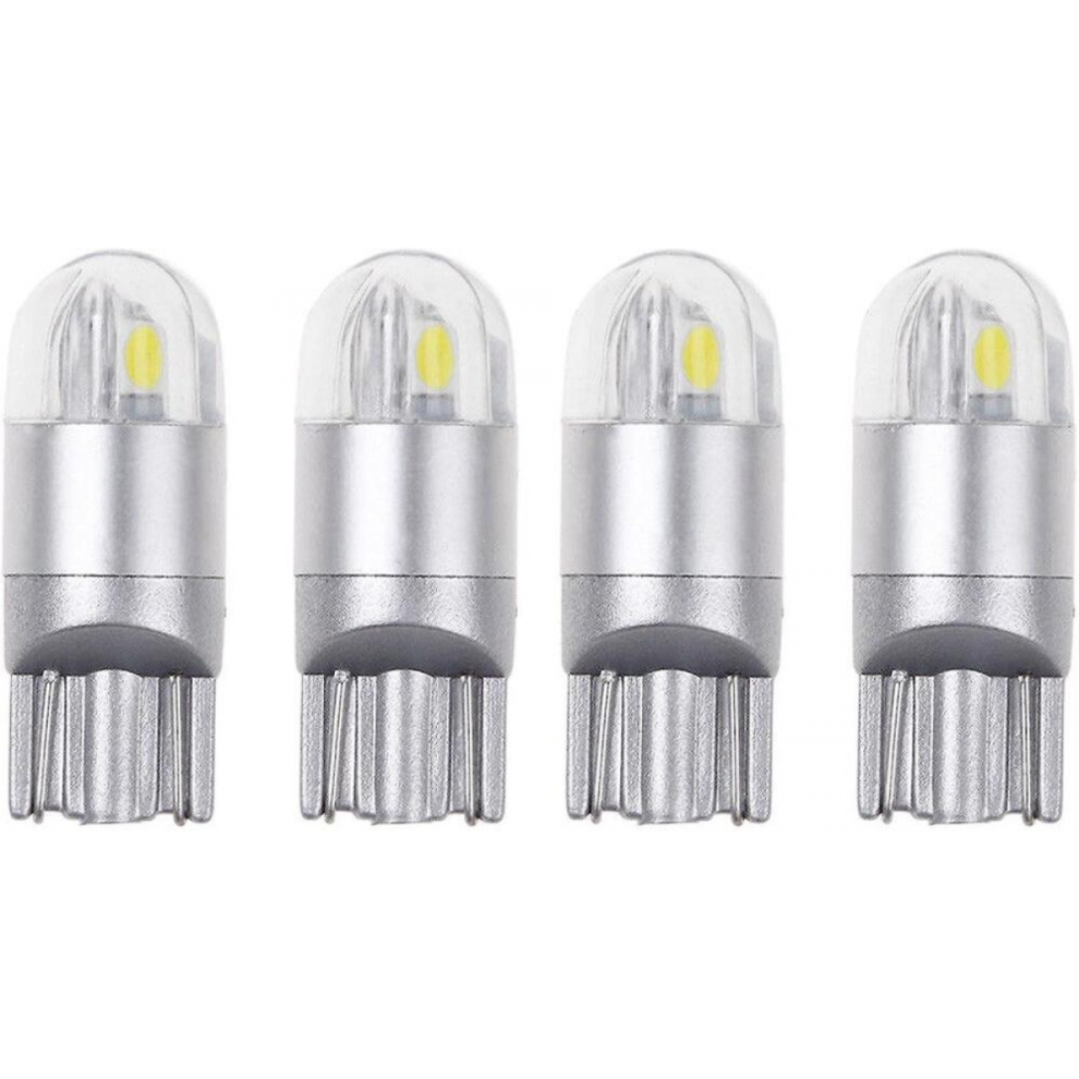 T10 Led Bulbs 501 2Smd 3030 Cob Bulb Cold White Car Interior Lights Lamp(4Pcs,White 7771292230774