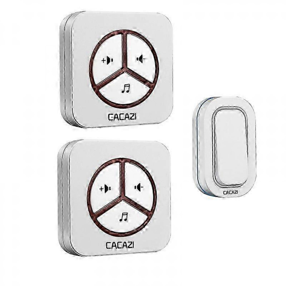 Digital Strong Flash Wireless Home One-To-Two Doorbell With Loud Volume For Deaf-Mute Elderly, Waterproof 3305664256228