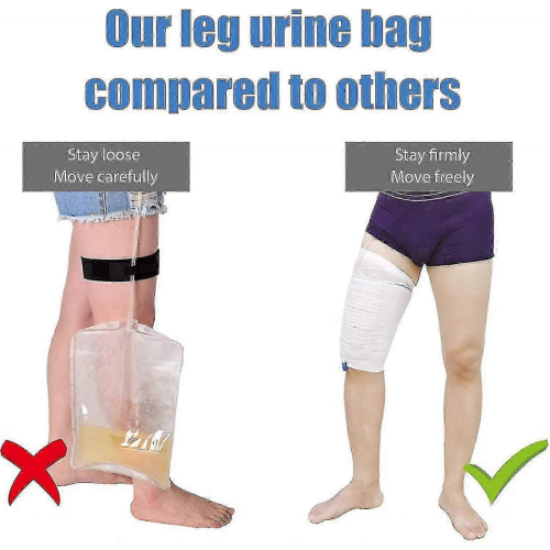 Support pour poche de recueil d'urine (2 pièces, blanc) 2