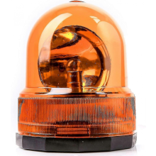 12v Orange Revolving Beacon Light - Magnetic Emergency/warning Light Fits Any Vehicle