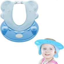 Adjustable Kids Bath Visor - Soft Shower Cap for Babies & Children to Protect Eyes & Ears from Water