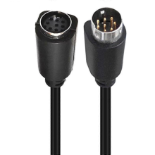 Mini DIN 8 Pin Male to Female Extension Cable, 8 Core Audio/Video, 10ft