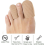 10 Pack Closed Toe Surface Fabric Cover Protectors with Gel Lining - For Large and Medium Sizes 3