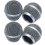4PCS Silver Microphone Grill Replacement with Builtin Foam Windscreen for SM58 and Beta 58A 1
