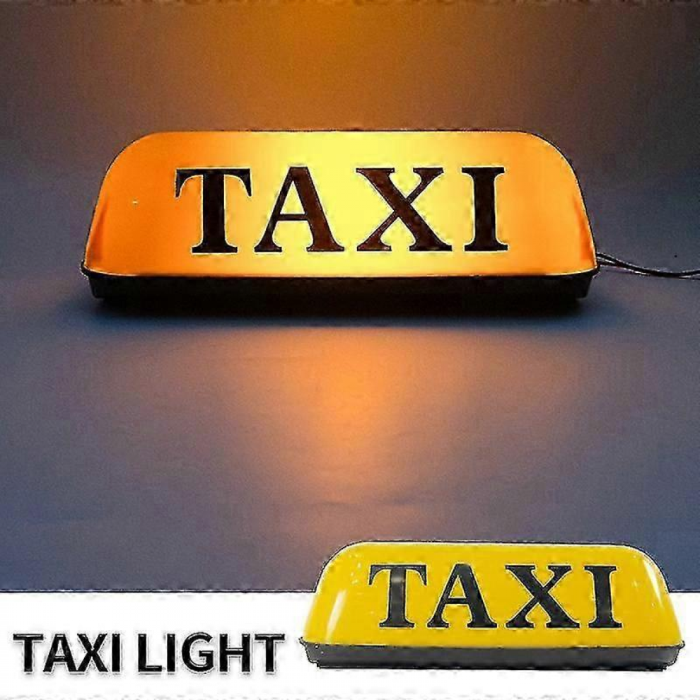 Led Illuminated Magnetic Waterproof Cab Roof Topper Universal Taxi Top Light 7771292231979