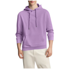Hanorac moale din fleece pentru bărbați - Hanorac cald cu mânecă lungă, culoare solidă, cu buzunare, pentru exterior și ținute casual