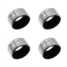 4pcs Red Wine Drip Stop Ring Stainless Steel Wine Bottle Collar Ring Leak-Proof Anti-Overflow Ring Bar Tools Wine Accessories for Restaurant Household