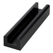 (Black)Wooden Floor Mirror Stand Anti Slip Base for Full Length Mirrors 9.8 X 2.3 X 1.5 Inches Stable Support Holder Black