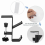 Black Clamp-On Desk Hook for Bag and Backpack Hanging, 2 Pack 5