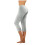 Καλοκαιρινά μεγάλα μεγέθη γυναικών Capris Plus Size Μόδα Casual γυναίκες Στερεά έκταση 2