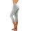 Καλοκαιρινά μεγάλα μεγέθη γυναικών Capris Plus Size Μόδα Casual γυναίκες Στερεά έκταση 1