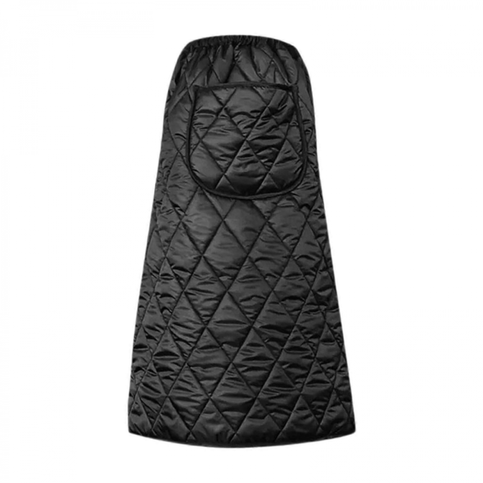 Black Wheelchair Blanket Apron Skirt For Lower Body Protects Knee Elderly