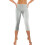Καλοκαιρινά μεγάλα μεγέθη γυναικών Capris Plus Size Μόδα Casual γυναίκες Στερεά έκταση 3