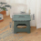(Green-L）Large Step Stool Folding Foldable Multi Purpose Heavy Duty Home Kitchen Kids 4