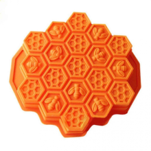 Moule à gâteau en nid d'abeille, moule à savon, moule à chocolat en silicone flexible