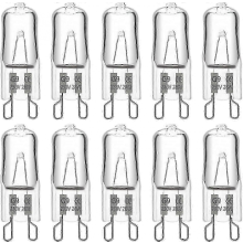 10-Pack of 28W 230V 370LM 2700K Warm White Dimmable G9 Halogen Bulbs szrh21