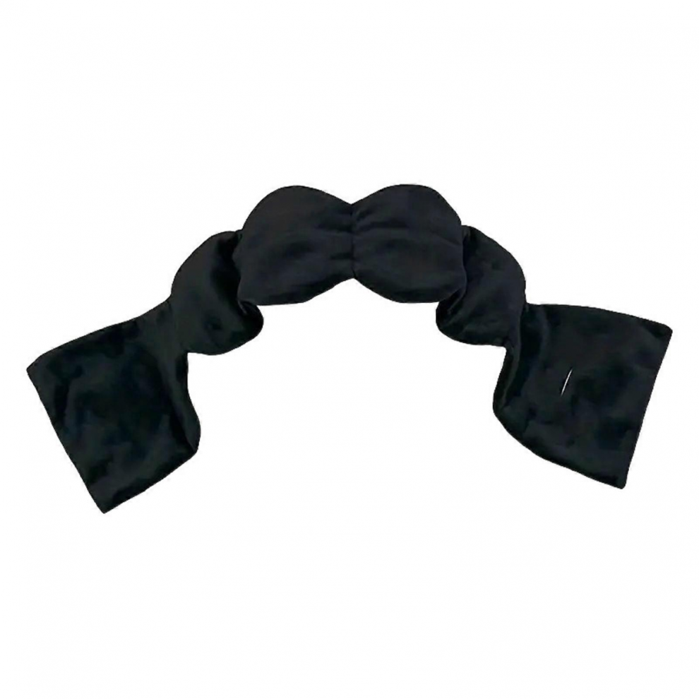 Black/Light ()Weighted Eyes Mask Unisex Sleep Mask For Blocking Relaxing Eye Cover Travel Sleeping Mask