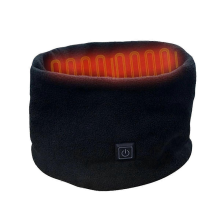Cachecol de inverno elétrico aquecido, recarregável via USB, com 3 níveis de ajuste, em fleece.