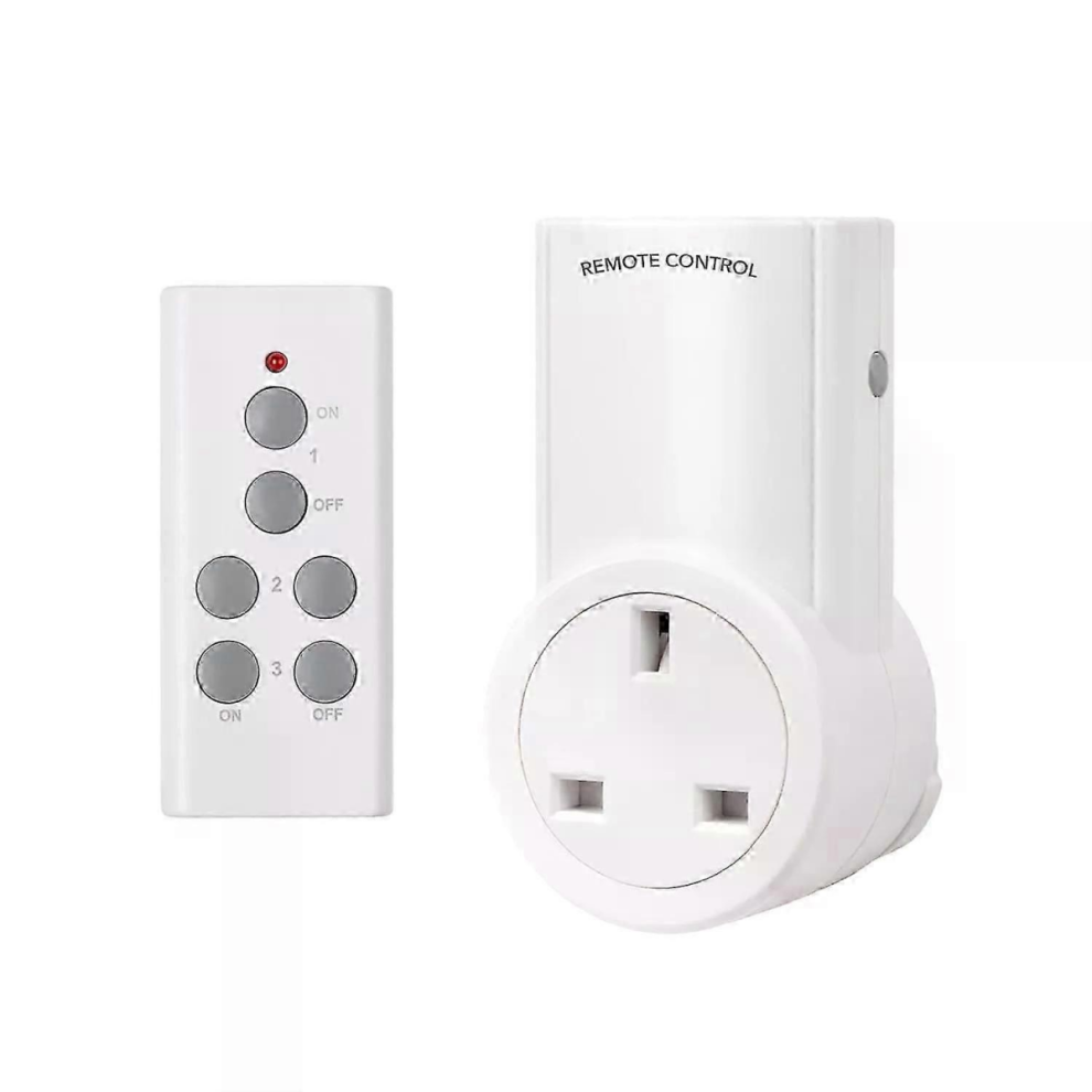 Remote Control Socket Wireless Switch Mains Uk Plug Ac Power Outlet Switch Home 4928541148462