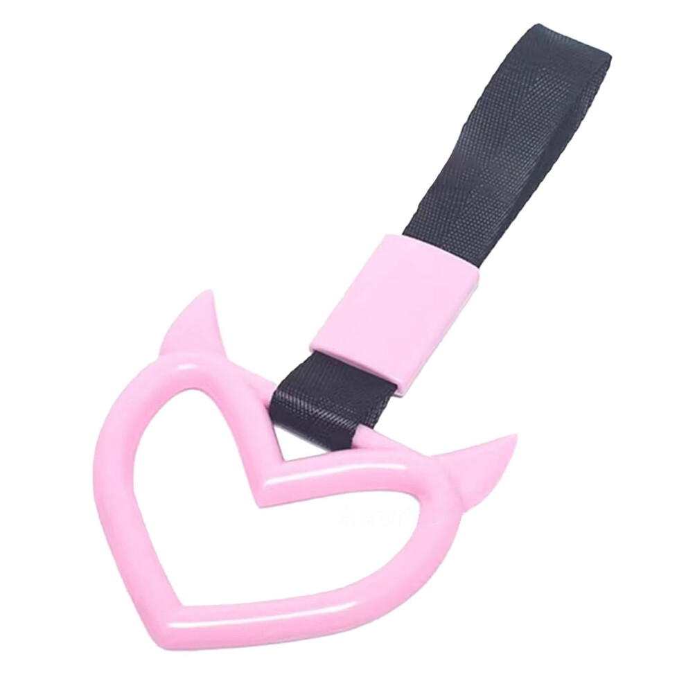 Witspace Heart Handle Ring Bumper Warning Car Accessory Â Compatible With Cars & Buses 9329345917264