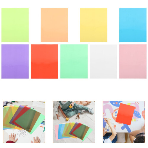 Folhas de celofane transparente para artesanato (18 unidades) 1