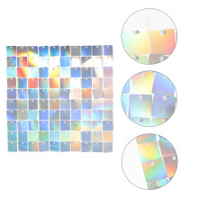 FRCOLOR Glitter Backdrop Shimmer Wall Backdrop Panel Decorative Background Disco Background for Party