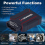 MAXOBD Lecteur de codes de diagnostic automobile Scanner tous systèmes Bluetooth 5.0 pour Android et iOS Outil OBD 3