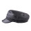 Schwarze Schiebermütze aus Leder, Damen-Wintermütze 5