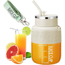 Blendgo 800 Portable Blender – 28oz BPA-Free, USB-C Rechargeable, with Cup, Lid, Straw & Strap; Compatible with Gym/Travel/Kitchen (2pcs)