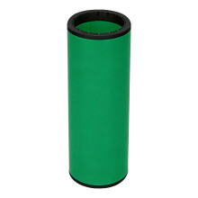 Lot de 2 porte-canettes tactiques doubles – Refroidisseur de canettes mince de 35 cl, compatible avec les sodas et la bière, vert, compatible avec